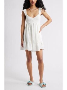 BP. • NWT Cotton Gauze Skirted Romper PTP 13”-18”